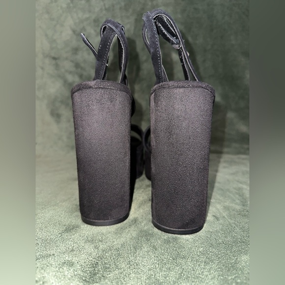 STEVE MADDEN CECEE BLACK - PLATFORM WEDGE - Picture 5 of 6